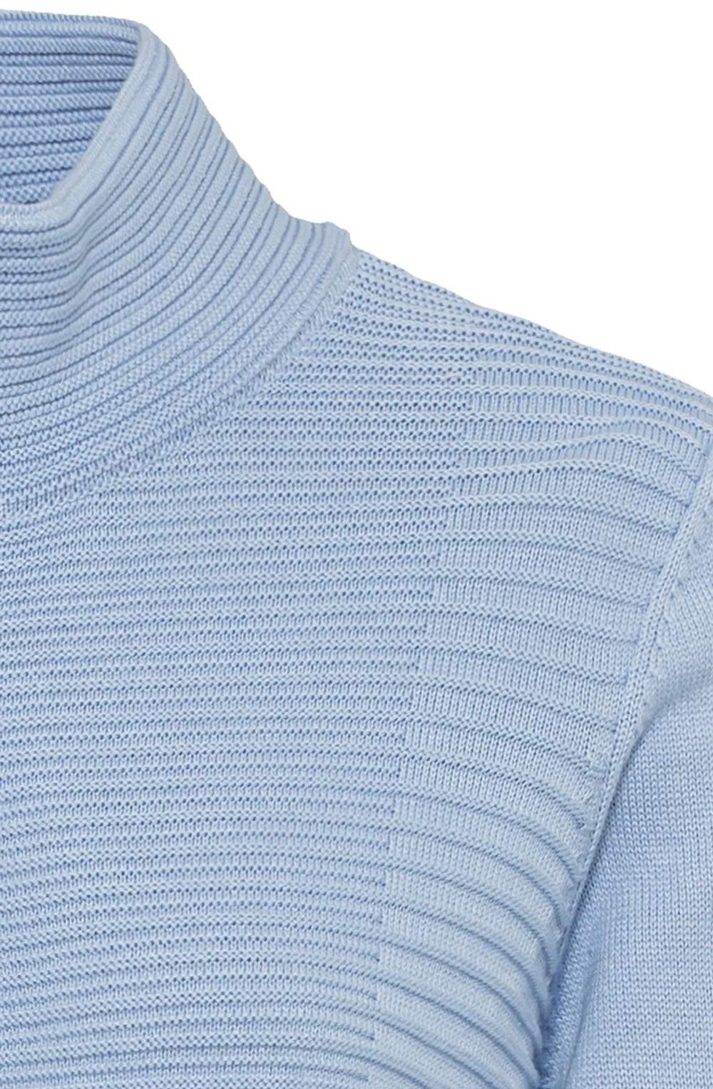 Blue Breeze Ribbed Knit Cardigan