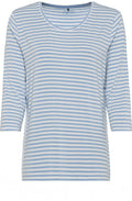 Blue Breeze Striped Jersey Top