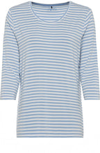 Blue Breeze Striped Jersey Top