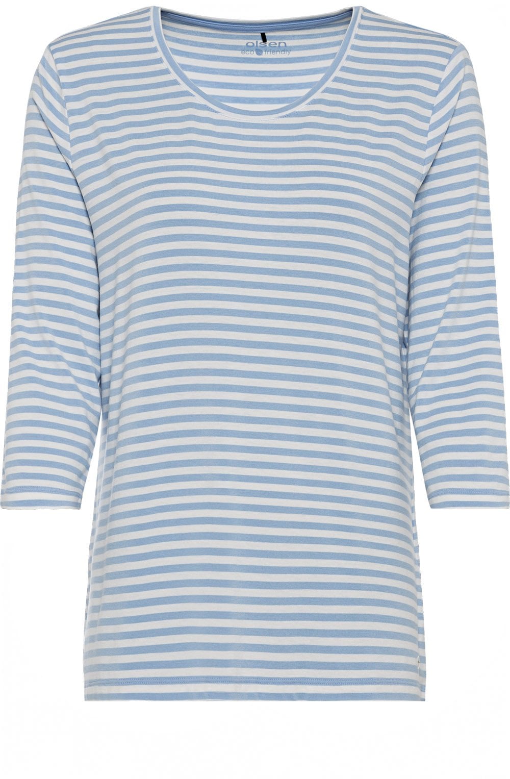Blue Breeze Striped Jersey Top