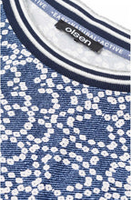 Blue & Cream Spot Design Top