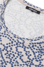 Blue & Cream Spot Design Top