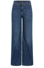 Blue Denim Anna Wide Leg Jeans
