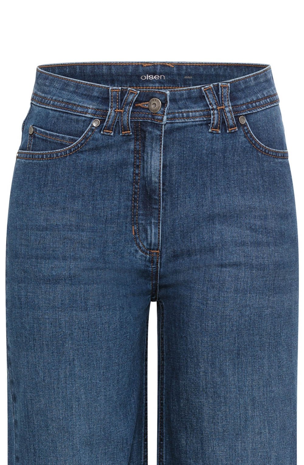 Blue Denim Anna Wide Leg Jeans