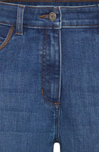 Blue Denim Diamante Turn Up Mona Jeans