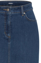 Blue Denim Longline Skirt