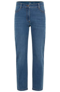 Blue Denim Mona Slim Fit Ankle Length Jeans