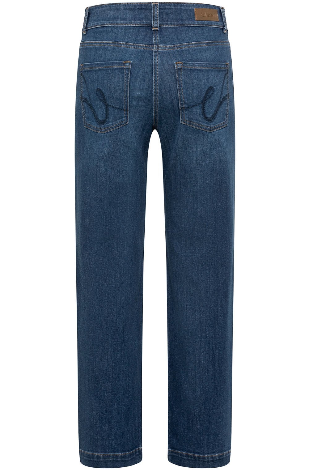 Blue Denim Mona Straight Leg Ankle Length Jeans