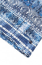 Blue Indigo Patterned Top