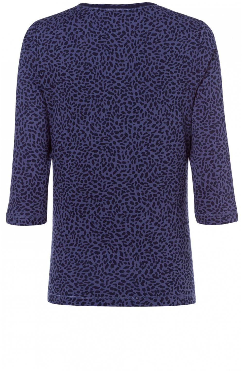 Blue Indigo Patterned Top