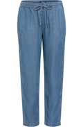 Blue Light Denim Straight Lisa Trousers