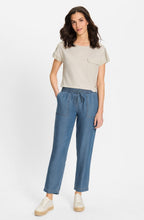 Blue Light Denim Straight Lisa Trousers