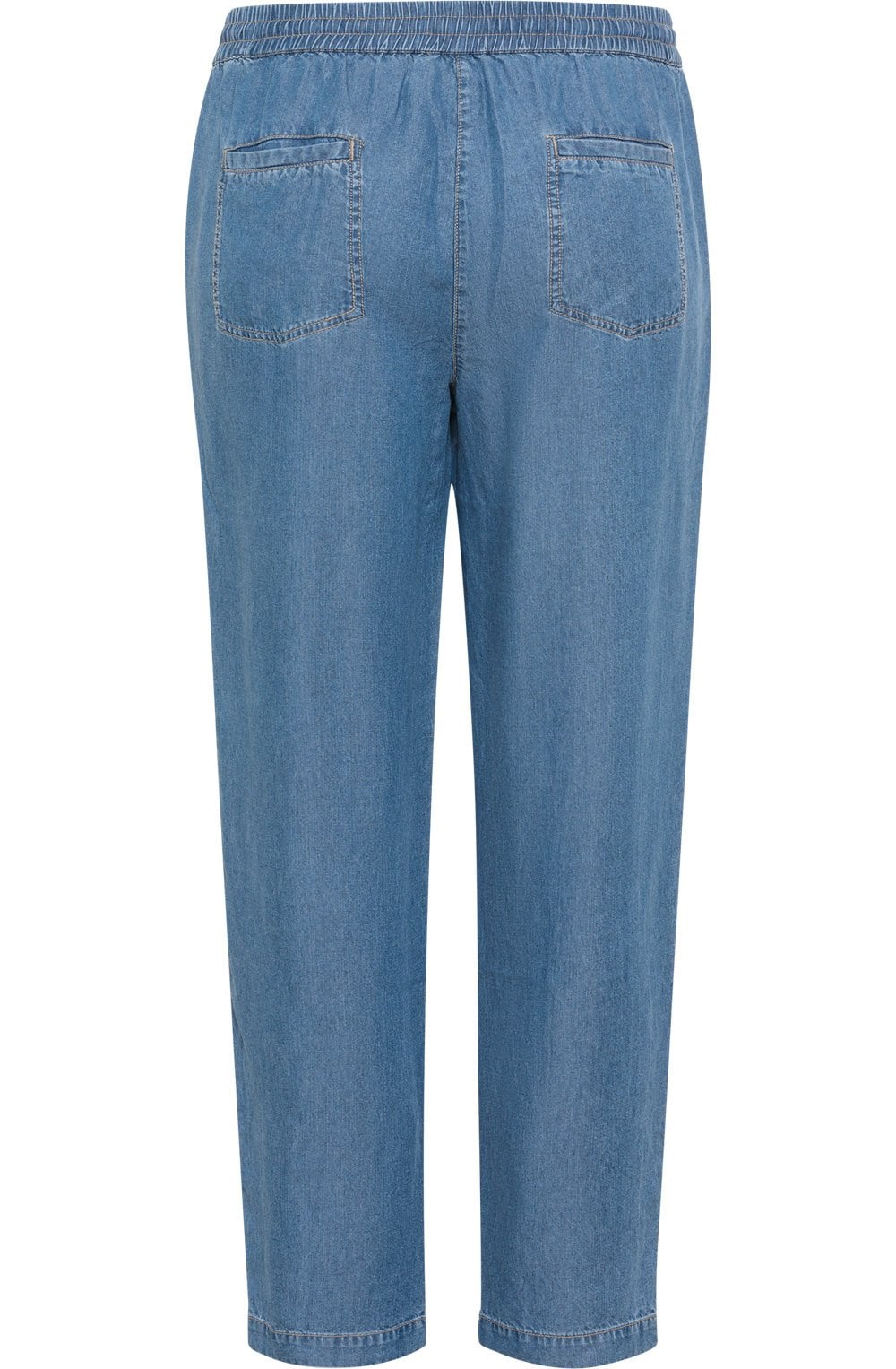 Blue Light Denim Straight Lisa Trousers