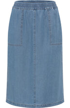 Blue Lightweight Denim Skirt