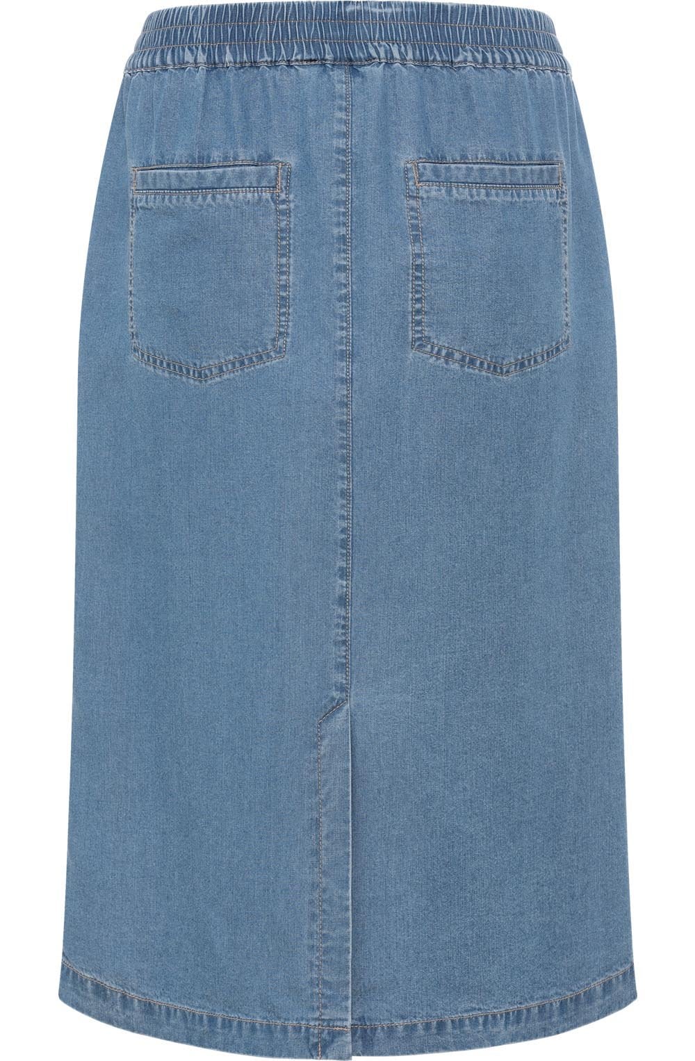 Blue Lightweight Denim Skirt