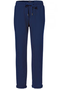 Blue Lisa Linen Trousers