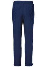 Blue Lisa Linen Trousers