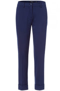 Blue Lisa Straight Fit Trousers