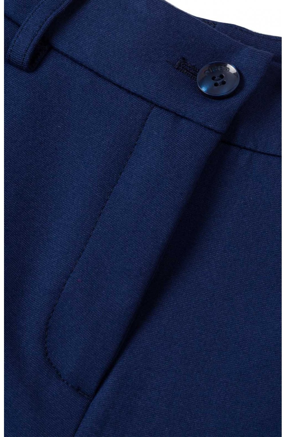 Blue Lisa Straight Fit Trousers