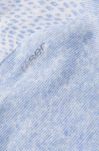 Blue Patterned Scarf