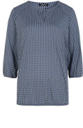 Blue Patterned Top