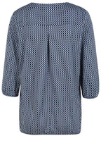 Blue Patterned Top