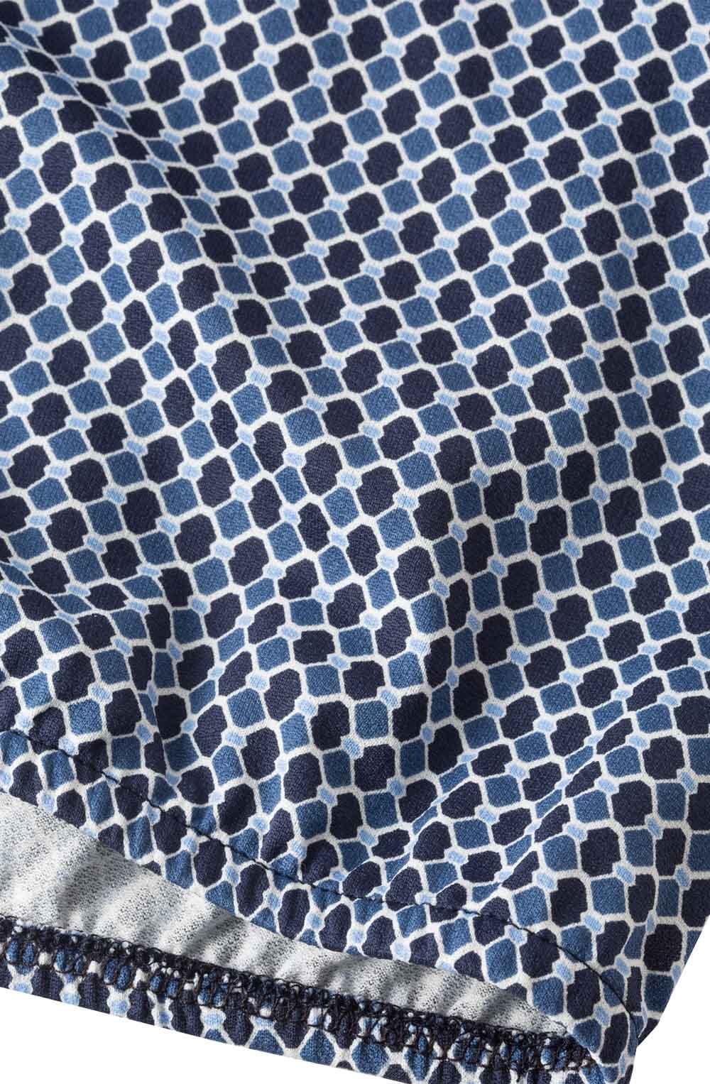 Blue Patterned Top