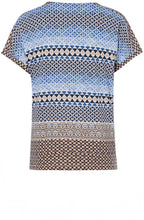 Blue Patterned Top