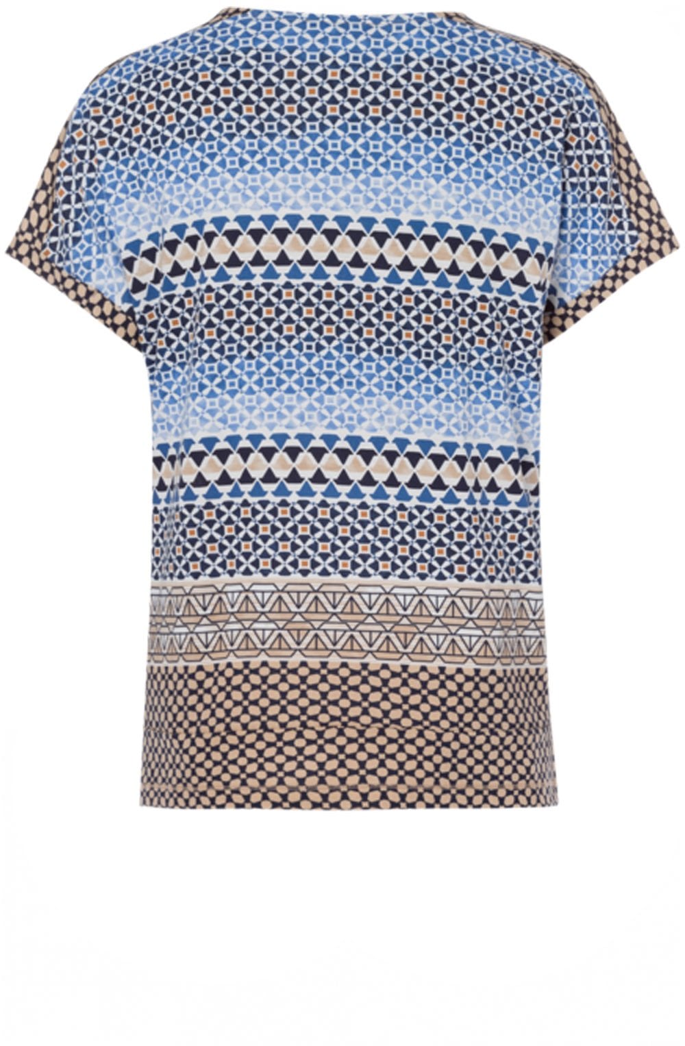 Blue Patterned Top