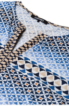 Blue Patterned Top
