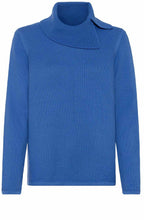 Blue Ribbed Design Jumper