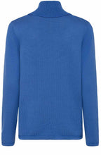 Blue Ribbed Design Jumper