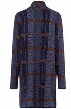 Blue Steel Check Design Cardigan