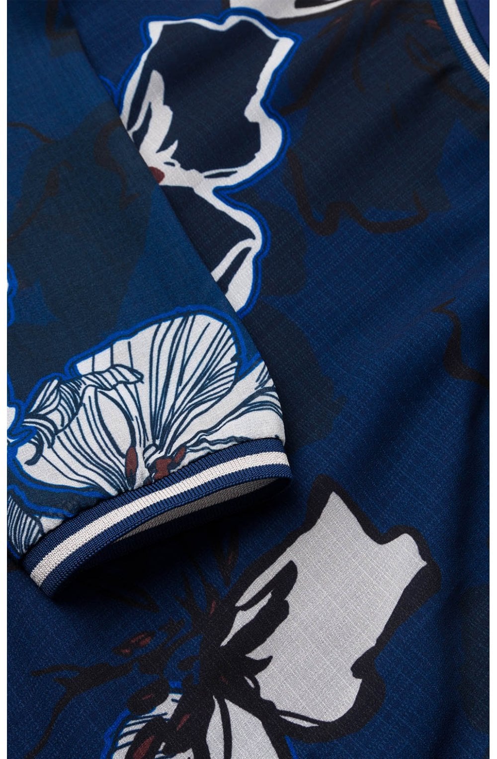 Blue Steel Floral Chiffon Blouse