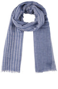 Blue Stripe Scarf