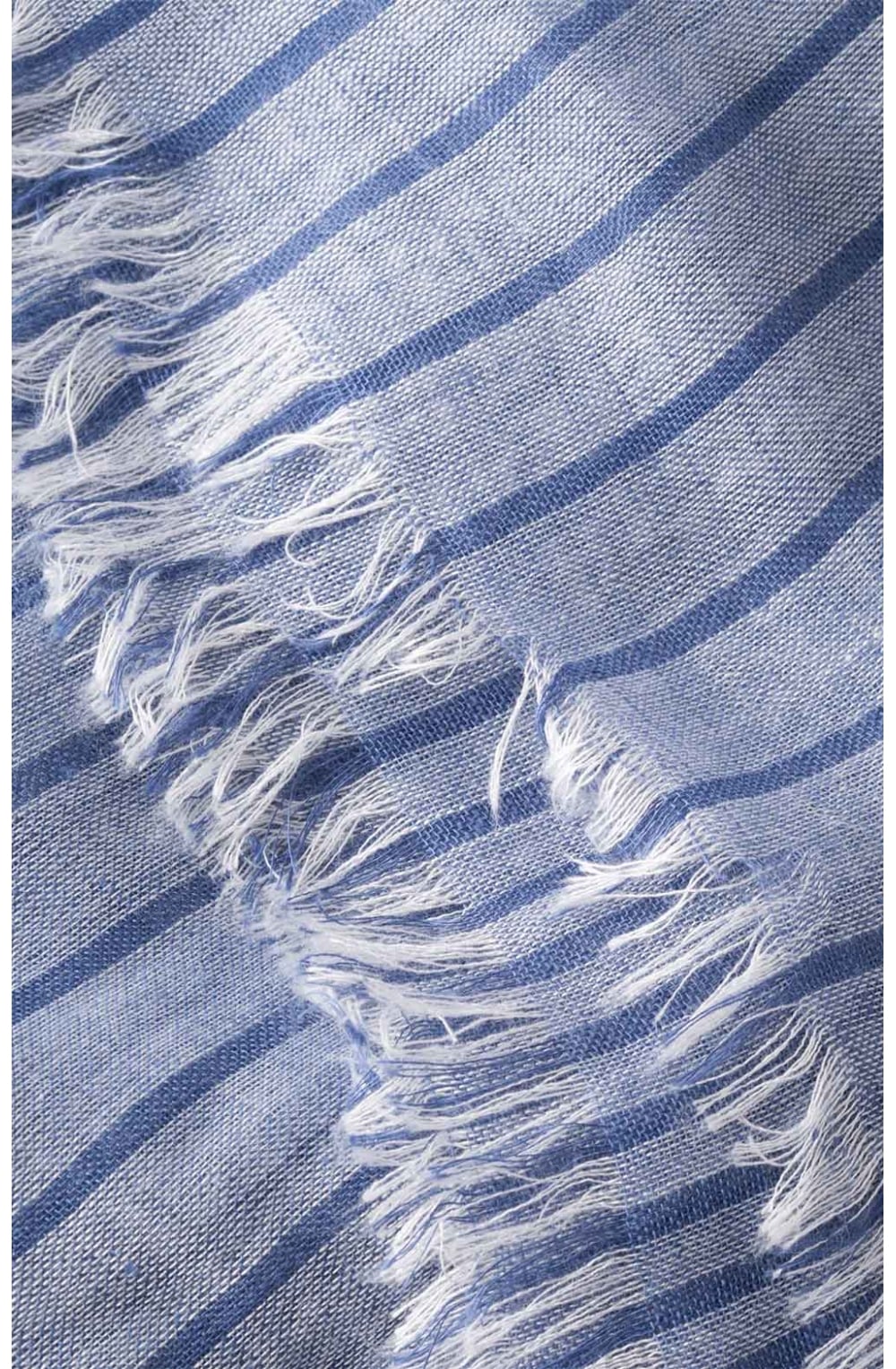 Blue Stripe Scarf