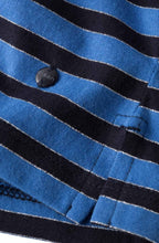 Blue Striped Jersey Top