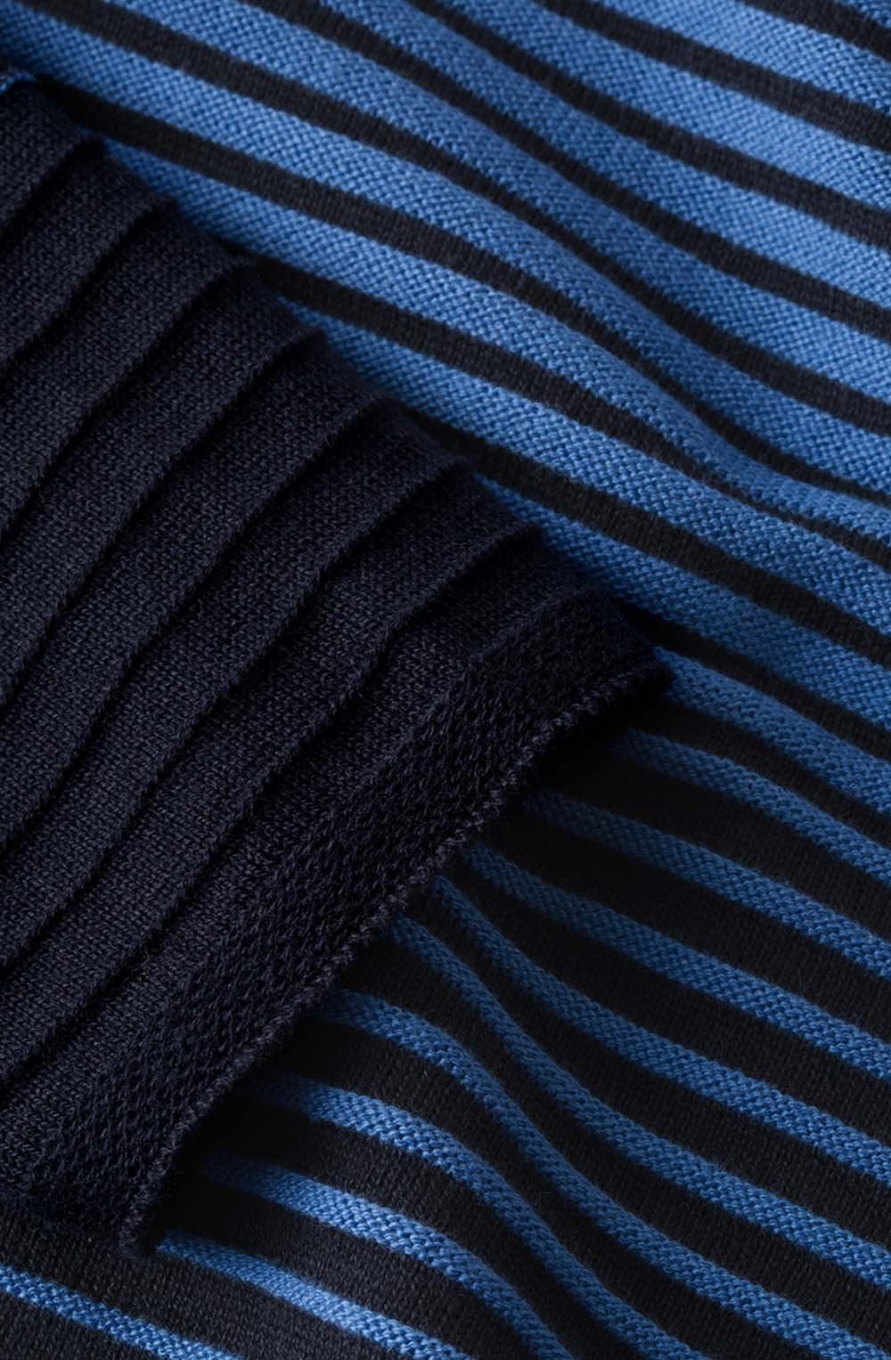 Blue Striped Sweater