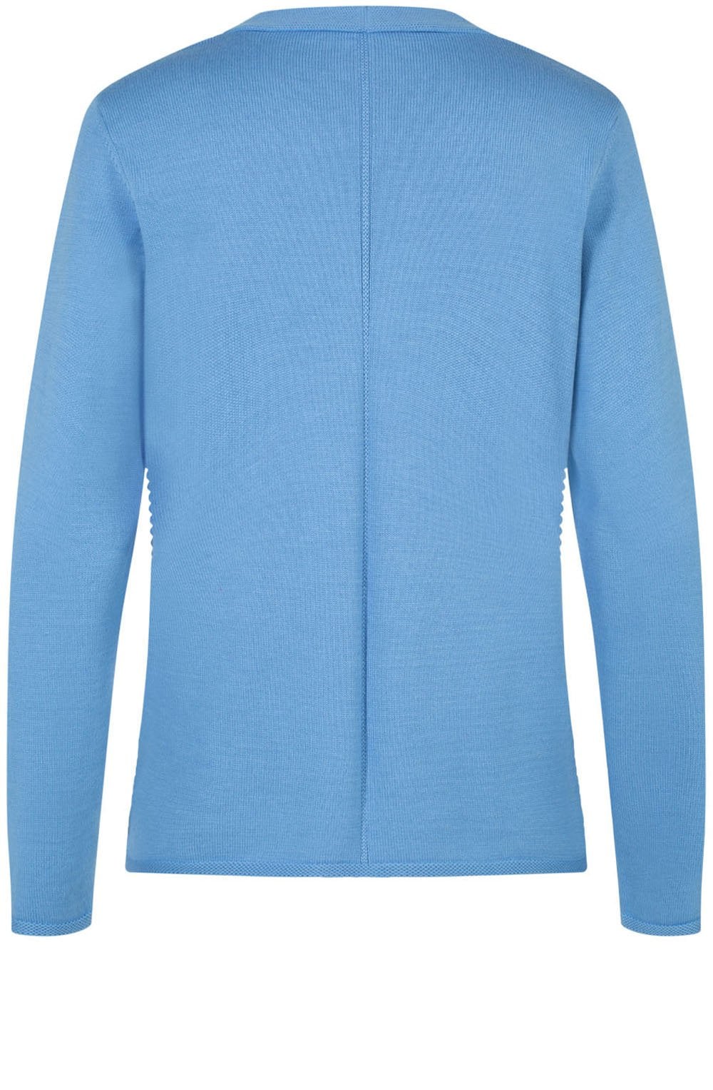Blue Water Ribbed Knit Cardigan