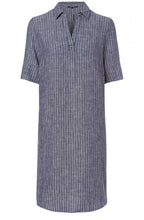 Blue & White Striped Dress