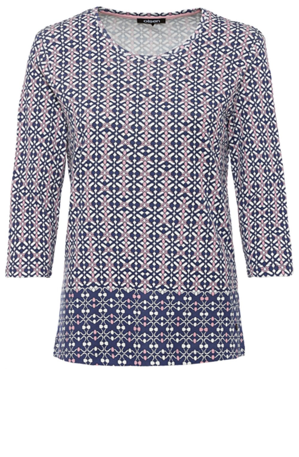 Bold Geometric Design Top