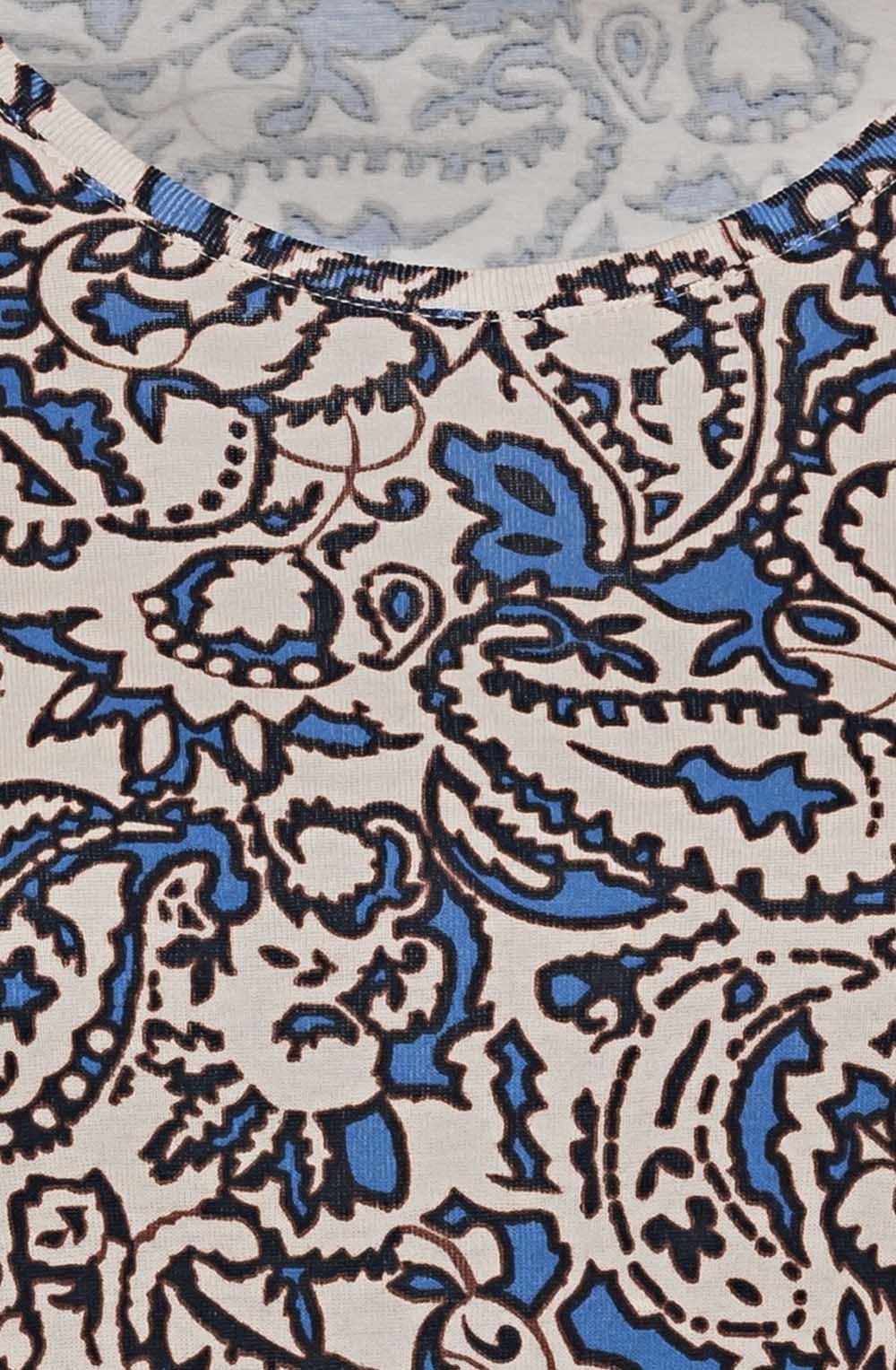 Bold Paisley Print Top