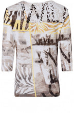 Bold Patterned Jersey Top