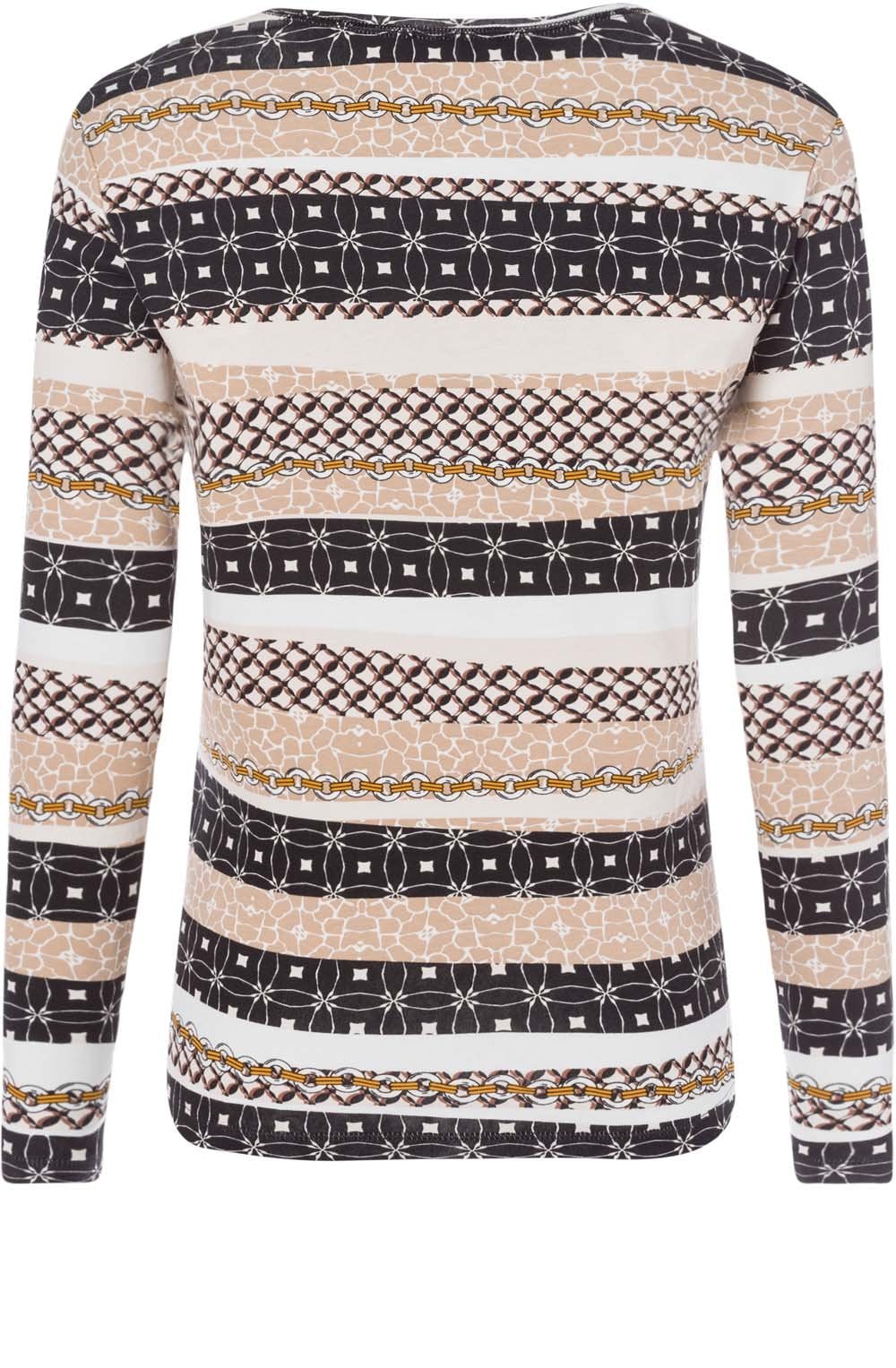 Bold Print Jersey Top