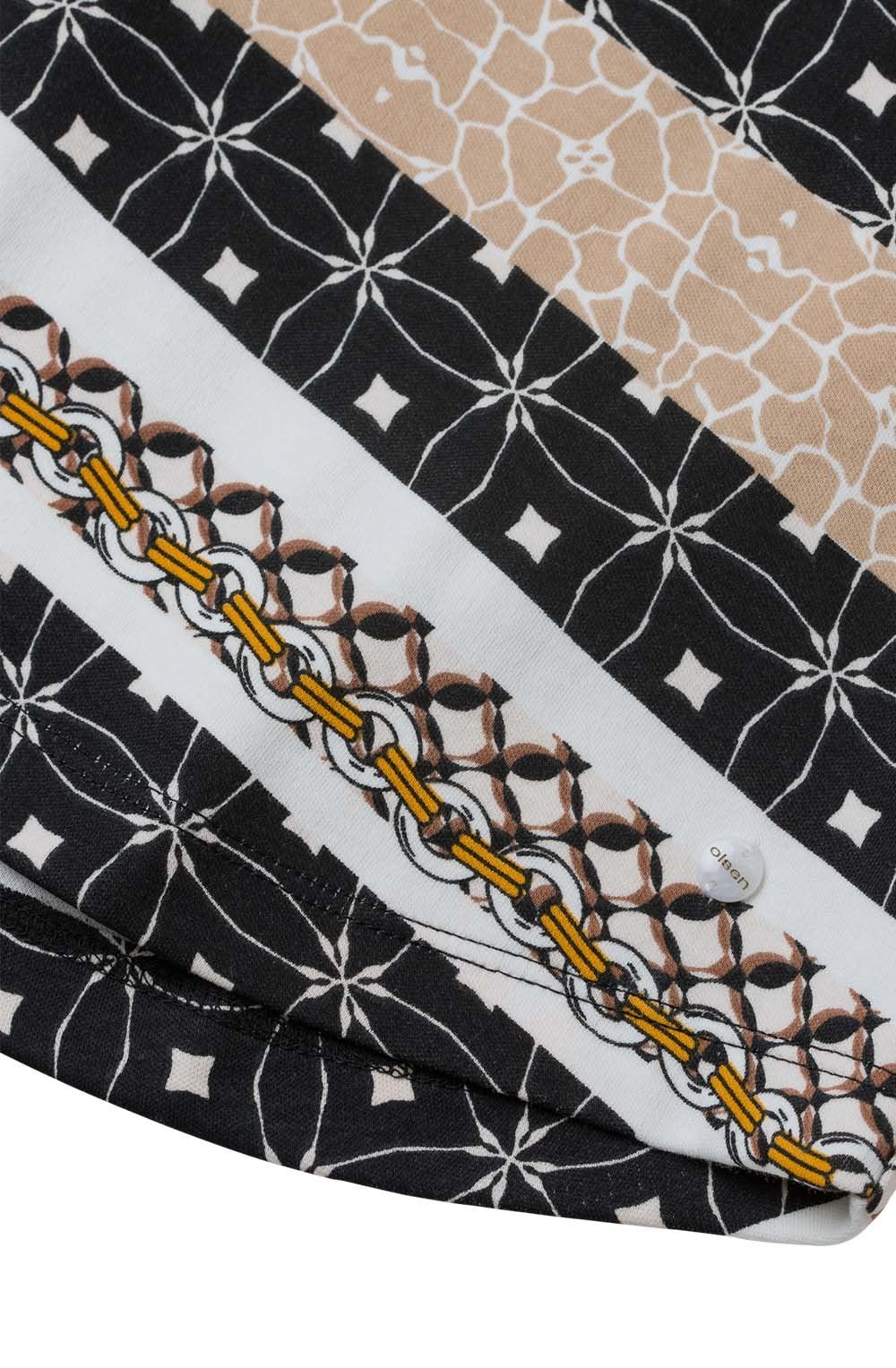Bold Print Jersey Top