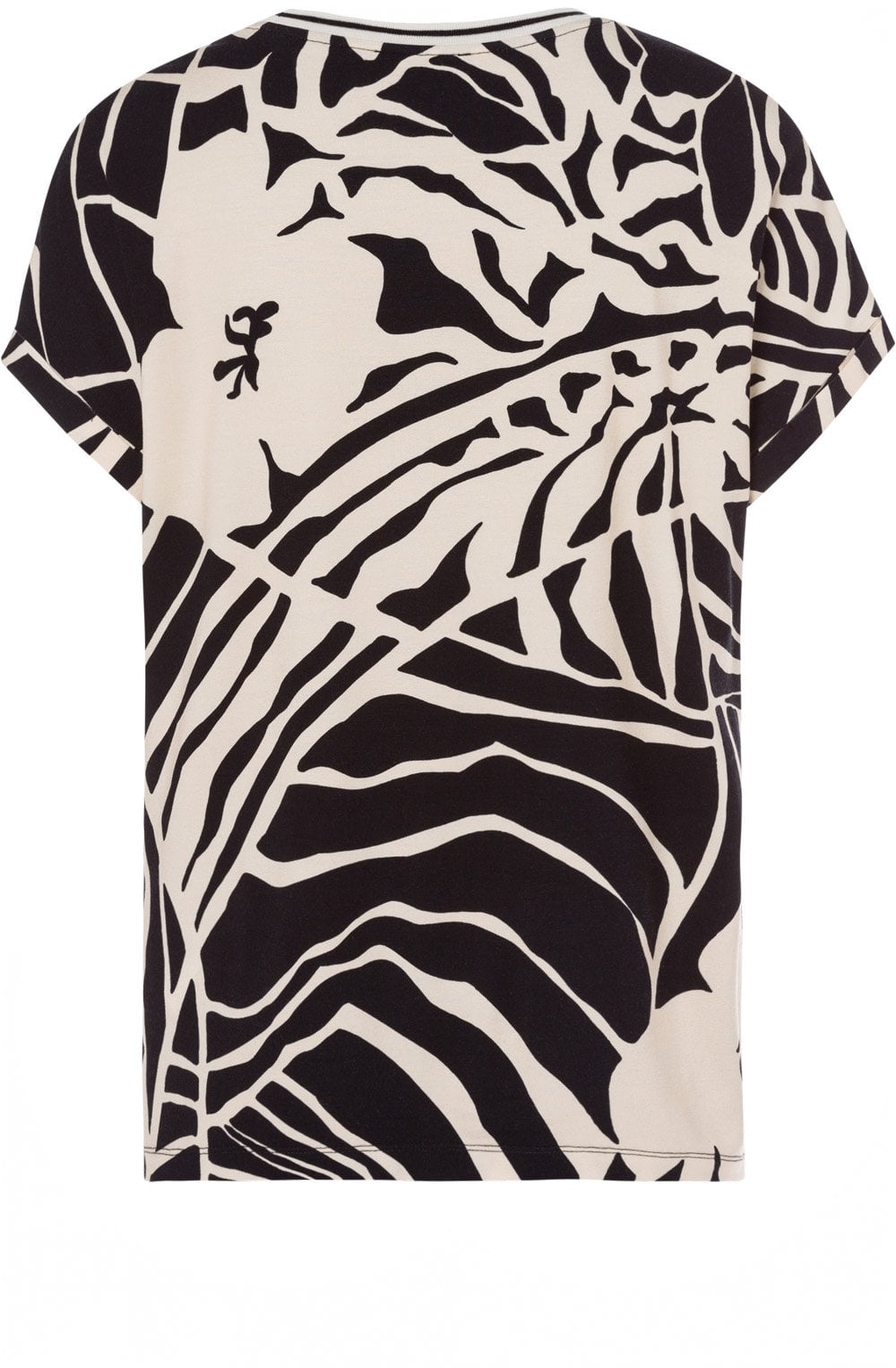 Bold Print Jersey Top