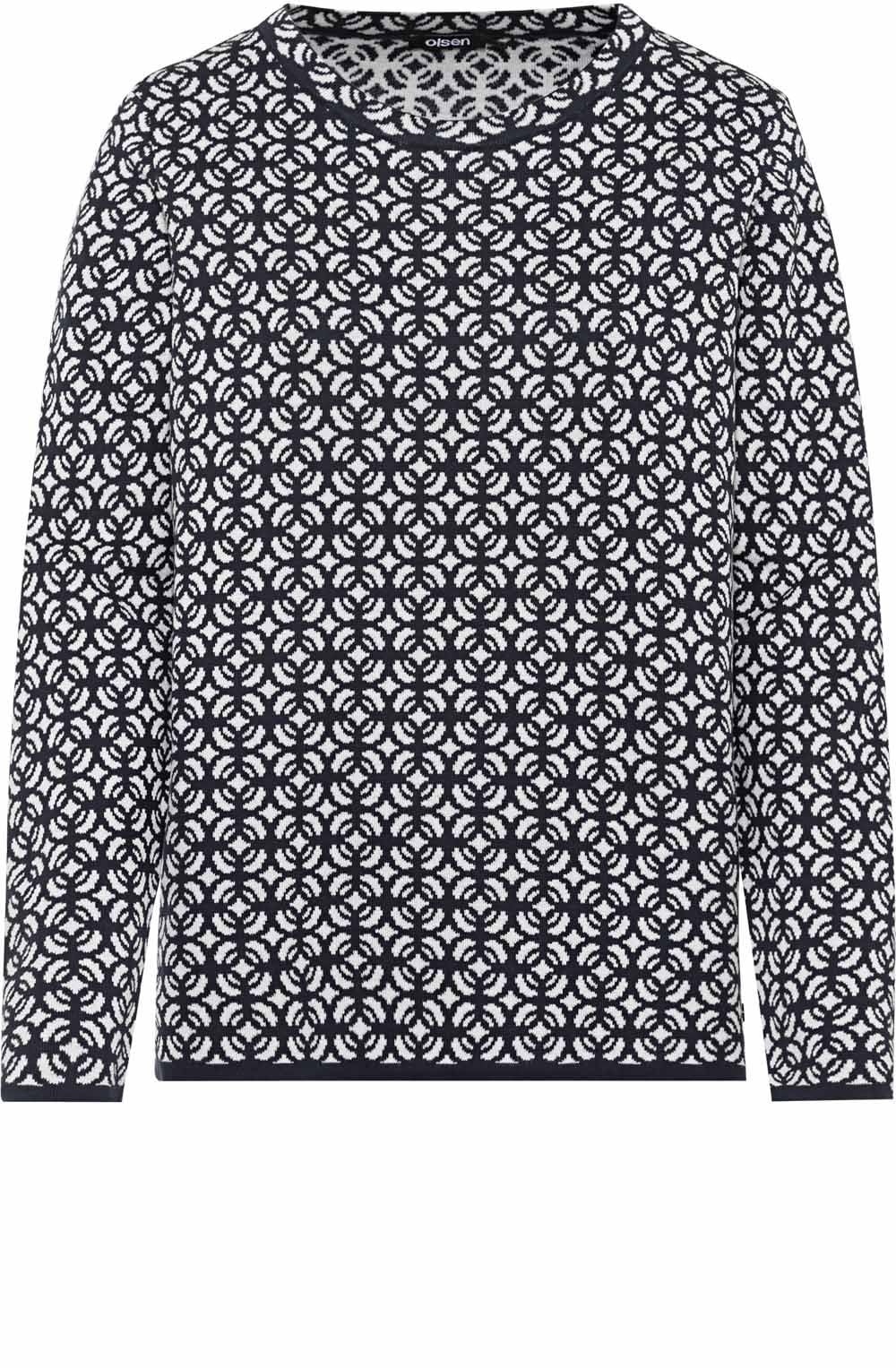 Bold Print Jumper