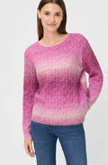Boysenberry Cable Knit Henny Jumper