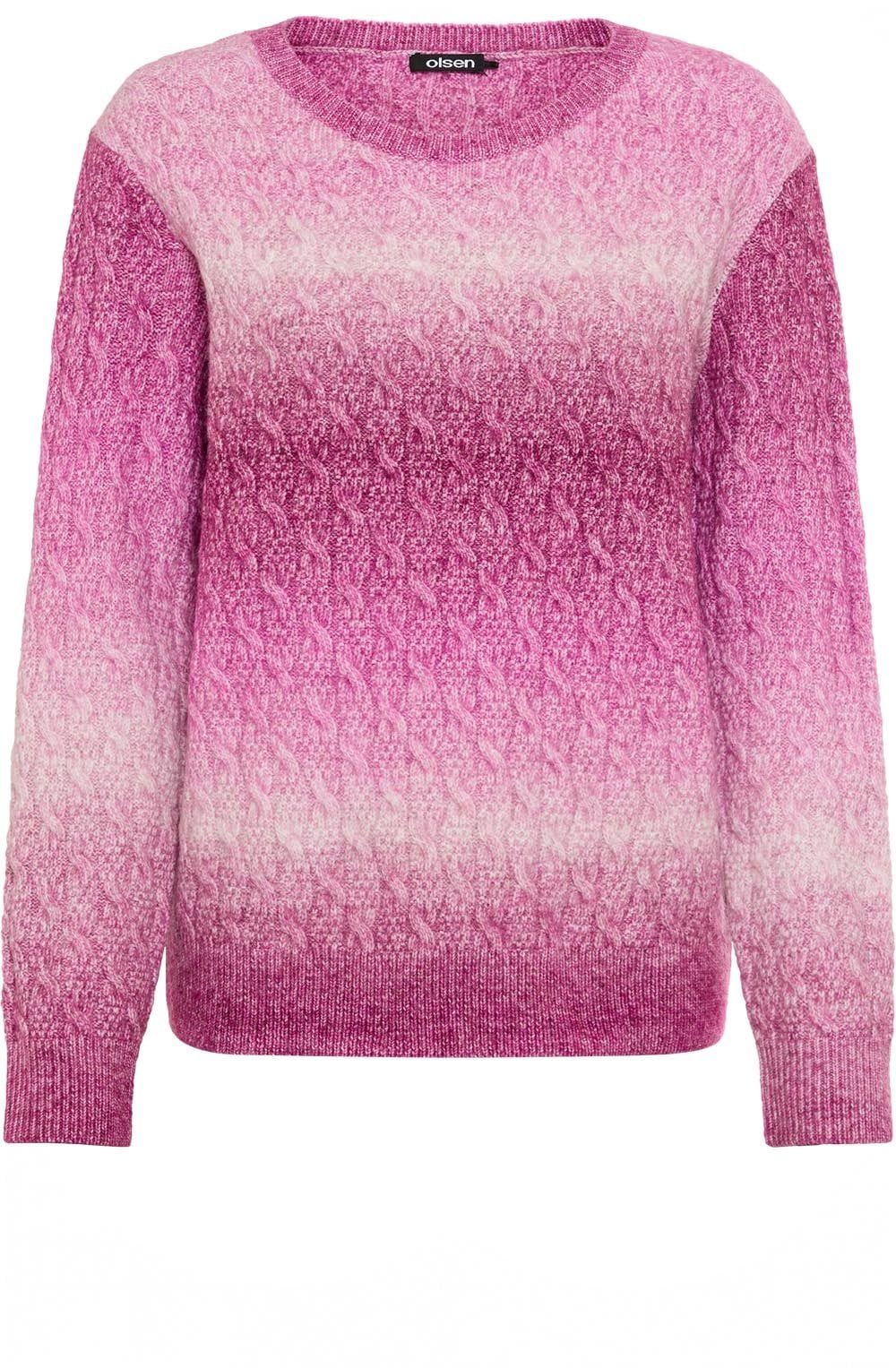 Boysenberry Cable Knit Henny Jumper