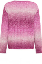 Boysenberry Cable Knit Henny Jumper